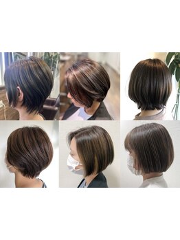 大人ショートなら〈Amonde〉髪質・骨格・生え癖を見極め、家でもスタイリングしやすいスタイルをご提案。