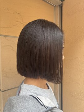 ゼンコー キチジョウジ シェール(ZENKO KICHIJOJI chere) ぱつっと前下がりボブ ZENKO吉祥寺シェール