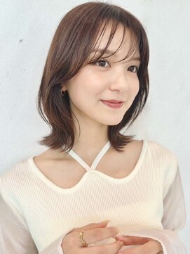 トリコ トウキョウ アヴェダ 表参道店(tricot TOKYO AVEDA) レイヤーボブ/顔まわりレイヤー/ボブ/外ハネボブ/小顔/表参道