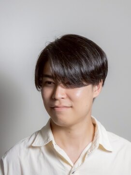 シャルムパリス(charme paris) ニュアンスパーマ センターパート メンズカット