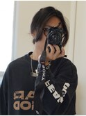 【メンズミディアム】メンズロングハーフアップ名古屋