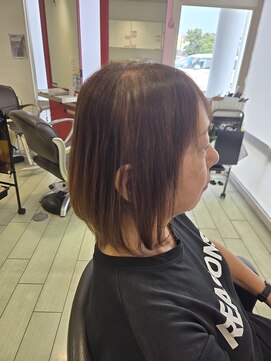 美容室ぱふ 土浦店 ミディアムボブ
