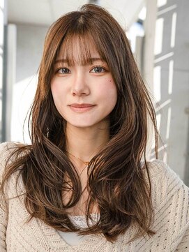 ホロン 池袋(HOLON) 池袋HOLON【韓国風レイヤー/ゆるふわ/小顔/顔まわり/ベージュ】