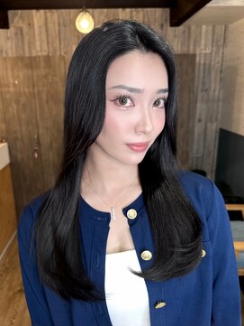 スカイ(SKY) 透明感カラー/髪質改善/縮毛矯正/韓国風レイヤーカット