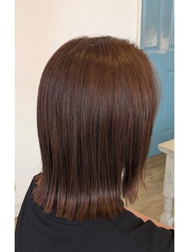 ヘッドスパ/チェリーレッド/ハイレイヤーウルフ/髪質改善/福島市