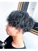 メンズツイストスパイラルパーマ