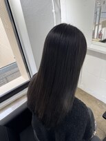 ミヨン 京都烏丸店(miyon)&nbsp;【miyon】韓国レイヤーカット×暗髪カラー×髪質改善