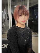 ブランコトレス 鏡島(BLANCO tres)&nbsp;ピンクカラー×レディースショート