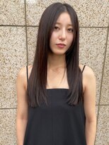 マナヘアー 倉敷(Mana Hair)&nbsp;髪質改善トリートメント×パツっとカット艶美髪シンプルスタイル
