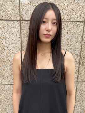 マナヘアー 倉敷(Mana Hair) 髪質改善トリートメント×パツっとカット艶美髪シンプルスタイル