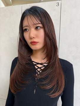 ラ ポルト ドゥ サワ(La Porte de SAWA) 簡単◎1カールミディアムレイヤー×時短ヘア