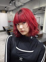 オルズ 渋谷(ALLZ)&nbsp;渋谷/ケアブリーチ/ダブルカラー/ハイトーン/渋谷駅/ボブ/