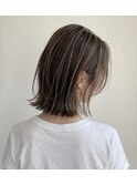 大人上品白髪ボカシハイライト　名東区美容室
