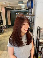 ルーメ(lume) ミディアムレイヤー × ピンクブラウン