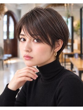 リディー(Lidee) Lidee耳周りスッキリハンサムショートグレージュ
