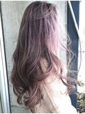 metallic pink