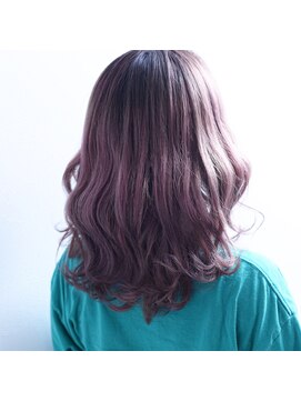 ニコリヘアワークス(nicori hair works) ミディアム×パープル2