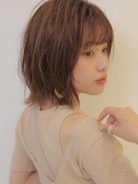 アグ ヘアー ワール イオン徳島前店(Agu hair whirl) 《Agu hair》無造作アレンジミニボブ