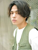 ディッセンバー 神宮前(December)&nbsp;【laundry】サイドグラデーション/センターパート/ 癖毛風パーマ