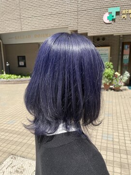 キートス(Kiitos) ブルーラベンダー　夏カラー　ブリーチカラー　寒色系カラー