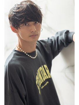 オーブ ヘアー ソレイユ 福岡千早店(AUBE HAIR soleil) 【AUBE HAIR】ナチュラル_ニュアンスマッシュ
