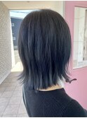 外はね、ブルーブラック