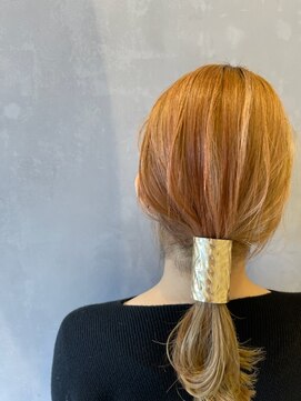 トッカ 中目黒店(tocca) ☆シンプルポニー×大きめアクセ☆