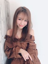 テーラヘアープラス 木更津2号店(TELA HAIR+)&nbsp;ハイトーンベージュ×プラチナストレート【TELA HAIR+木更津】