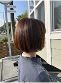 丸みストレートボブ