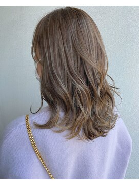 トリート 船堀店(TREAT) ハイライト×透明感ベージュ