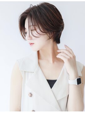 ズッソ アヴェダ 熊本店(ZUSSO AVEDA) 《大人可愛い》ハンサムショート☆ベージュカラー