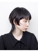 ショートウルフ#ショート#黒髪#ウルフ#レイヤー#豊橋#豊川#田原