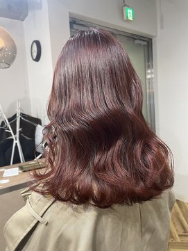 ラニヘアサロン(lani hair salon) ナチュラルレッド(ブリーチ1回)
