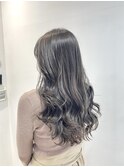 ★大人ヘルシースタイル シアーグレージュ ラフウェーブ