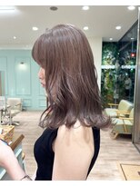 モリオフロムロンドン 大宮店(morio from London)&nbsp;【morio坪井】ケアブリーチ ×ミルクティーグレージュ