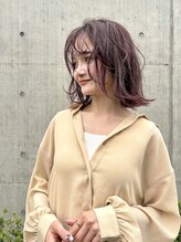 ロティバイトレンチ(loti by trench) 外ハネbob/顔まわりレイヤー/大人かわいい