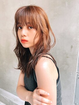 エイミー(Aimee) Aimee町田　くびれ巻きロング×ラテブラウン