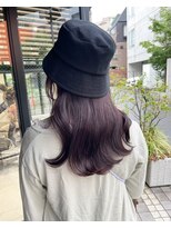 ヘアサロン ガリカ 表参道(hair salon Gallica) 【mami】艶髪大人ラベンダーグレー/ブリーチなしダブルカラー