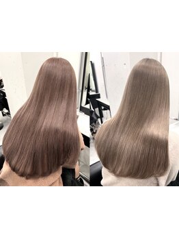 【髪質改善/ウルトワトリートメント使用☆】ブリーチで傷んだ髪と相性抜群◎[エクステ/渋谷/ブリーチ]