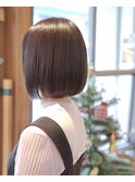 内巻きボブ