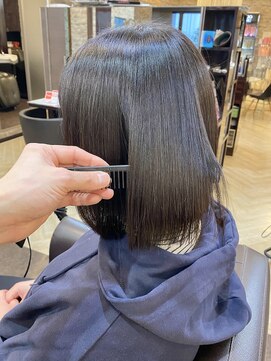 キャラ 池袋本店(CHARA) 美髪ケア髪質改善トリートメント◎ショートボブ【池袋/資生堂】