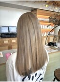 ブリーチ×ミルクティーベージュ