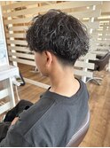 メンズパーマ/ソフトツイスパ/マッシュ