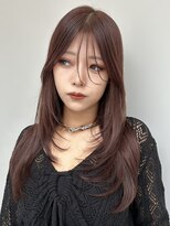 トリッカ シブヤ(TRICCA SHIBUYA)&nbsp;ストレートヘア/髪質改善トリートメント/ブラウンカラー/ロング