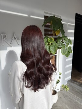 ジャガラ 千葉駅北口店(JAGARA) 艶感たっぷりワインレッドカラー【千葉・千葉駅】