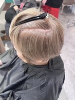 コル(col oodori)&nbsp;白髪活かしカラー☆札幌ショート/札幌美容室/札幌白髪ぼかし