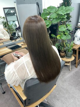 ノート(note) ☆透明感オリーブグレージュ髪質改善レイヤーカットブリーチなし