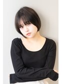 丸みショートボブ
