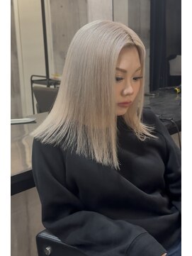 メゾン 心斎橋店(Maison) ミルクティーグレージュ@mi@_maison