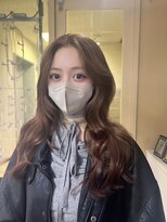 グロウ 渋谷(grow)&nbsp;プルエクステで柔らかブラウンベージュ